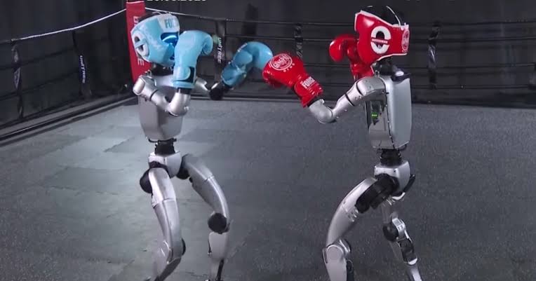 Primeira competição mundial de robôs humanoides na China