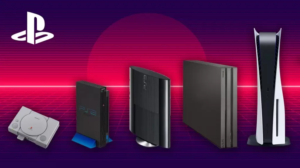 Evolução de consoles do Playstation